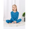 VZV Girls Thermal Underwear Set Kids Thermal Set Fleece Lined