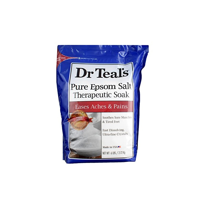 Dr Teal's Therapeutic Solutions Pure Epsom Salt Soaking Solution 6