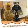 GRIRIW Desktop Chess Sculpture Chic Office Decor Stylish Chess Status