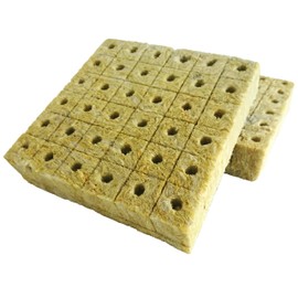 Yasaihana Cultivation Mat, Cultivation Kit, Compatible with Seedbeds, Made of Rock Wool, 72 Pieces