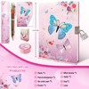 Butterfly Girls Diary with Lock, Set of Diary for Girls