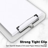 Hongri A5 Clipboard with Storage, Metal Retractable Pen Holder, 6