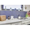 Mosaic Knob Plain Cobalt Blue Glossy Ceramic Mosaic