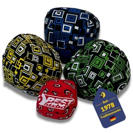 Best Sporting Soft Bocce Game I Soft Bocce Balls for the Garden I Boule Set Children & Adults with 6 Throwing Bags & 1 Target Ball I Bocce Game Outdoor & Indoor I Soft Boule Children