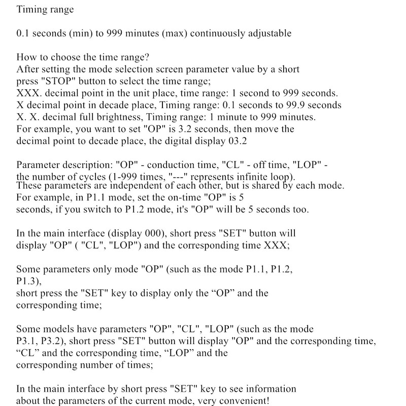 DC 12V-24V Pulse Trigger Cycle Delay Timer Switch ON/Off Relay