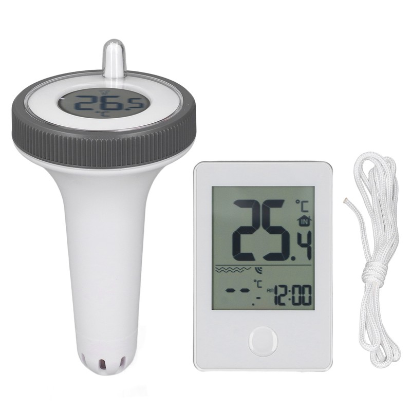 Wireless Pool Thermometer LCD Display 0.1℃ Accuracy Waterproof Digital Floating
