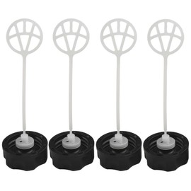 TorSor 4 Pack Gas String Trimmer Fuel Cap Gas Cap Fuel Tank Caps for Weed Wacker 52CC 2-Stroke String Trimmer Edger 40CC 43CC 47CC 49CC 50CC 2-Cycle Brush Cutter 42.7CC Gas Powered Chainsaw 72CC
