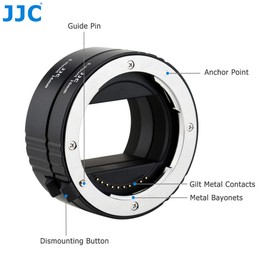 JJC Auto Focus Extension Rings (AF) with TTL Exposure for Macro Photography 10 mm and 16 mm (Fits Sony E-Mount Cameras)