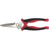 TOOLCRAFT Combination Scissors, Stainless Steel Cutting Blades, Non-Slip Handle, Universal