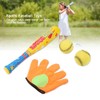 4PCS Sports Baseball Toys Soft Baseball Bat Ball Glove Set
