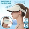 EINSKEY Women's Wide Brim Sun Visor, UPF50+ Seamless Ponytail Hat