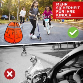 Bluestone Warning Triangle, More Safety for Children, Road Warning Sign, Children Playing