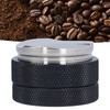 Black Coffee Tamper Stainless Steel Dual Head Coffee Distributor for