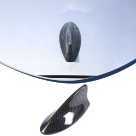 carcartrim-2022 For Lexus IS RC NX 14-19 LS ES 18-2020 Carbon Fiber Roof Shark Fin Antenna Cover