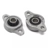 ReliaBot 2PC KFL000 ID10mm 장착 플랜지 블록 베어링 직경 선형