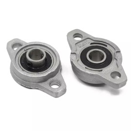 ReliaBot 2PC KFL000 ID10mm 장착 플랜지 블록 베어링 직경 선형 샤프트 로드 T10 리드 스크류용 자가 정렬 [2pcs KFL004(20mm)] ReliaBot 2PC KFL000 ID10mm Mounted Flange Block Bearing for Diameter Linear Shaft Rod T10 Lead Screw Self-Aligning [2pcs KFL004(20mm)]