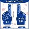 Sinmoe 36 Pcs Foam Finger Foam Hand Finger Mini Basketball