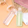 6 Pieces 150ml Empty Refillable Transparent Plastic Travel Bottles with