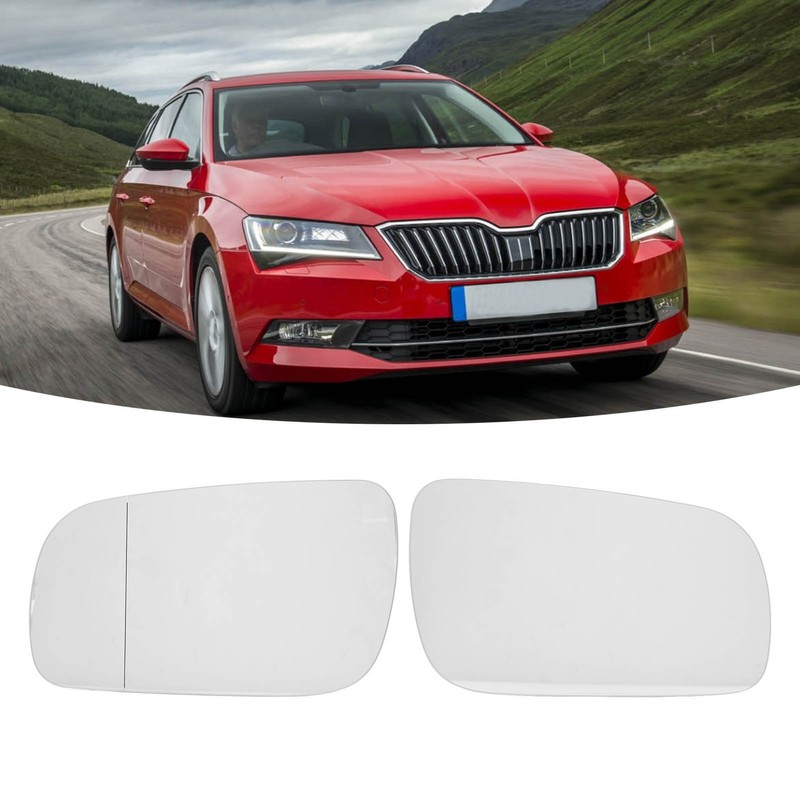 Heated Door Mirror Glass 1J1857521 Side Rearview Wing Mirror Glass