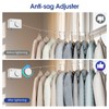 ARCHIMAS Retractable Clothesline Indoor,Non-Sagging Clothes Line Retracting Outdoors,13.8Ft Space-Saving Clothes