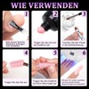 Kiiwah Pack of 120 Dual Shape Nails, Polygel Tips with