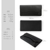 mieno Women's Long Wallet, Flap, Cover, Genuine Leather, Genuine Leather,