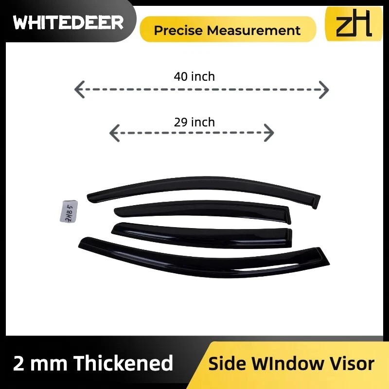 ZH Fits Mazda 6 Mazda6 2014-2018 Side Window Vent Visor