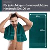Lashuma Hand Towel Set 50 x 100 cm Green Opal
