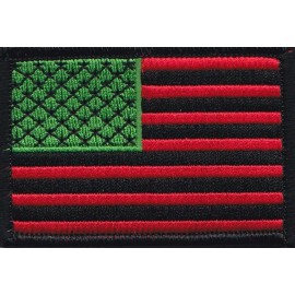 Unbranded Rasta African USA Flag  Embroidered Patches 3"x2" iron-on