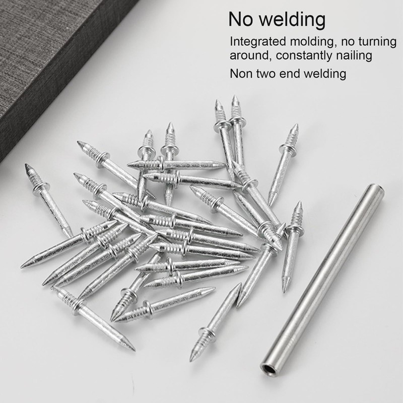 400 Pcs Double Headed Skirting Board Nail, Seamless Skirting Board