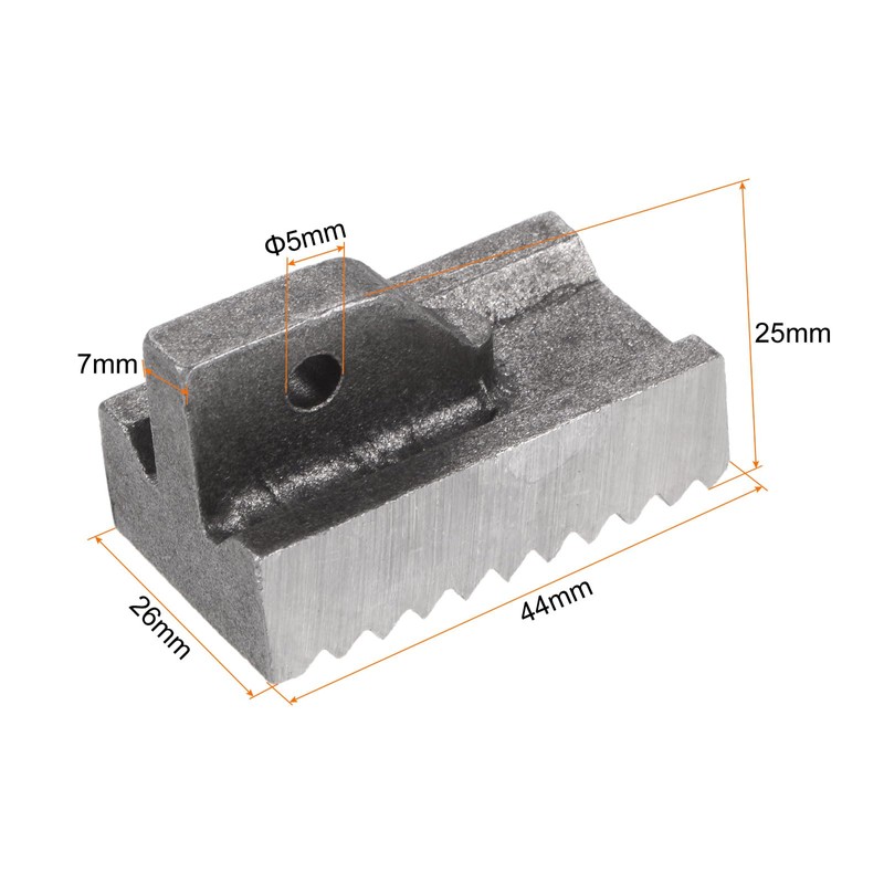 sourcing map Pipe Wrench Heel Jaw with Pin Assembly 24"