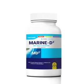 Marine Essentials- Marine D3 Omega 3 Calamari Ecklonia Cava DHA (2 Bottles - 120 Capsules)