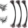 25 LURE WIRE TRACES spinning pike fishing swivel zander