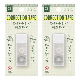 Midori Correction Tape XS White A Set of 2 35515006X2