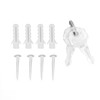 Thermostat Lock Box with 2 Keys Universal Clear Acrylic Plastic