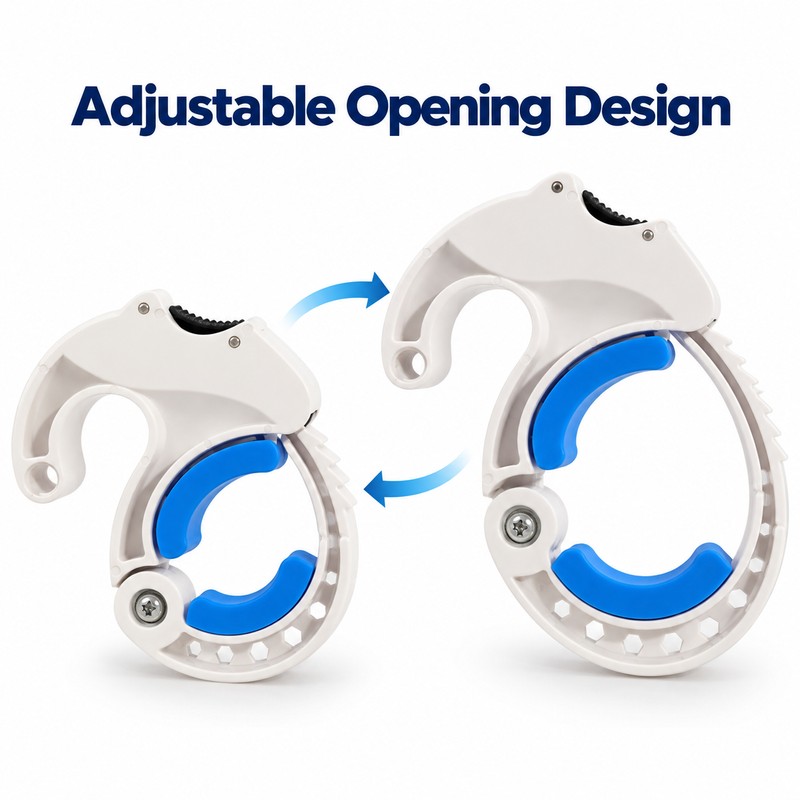 Adjustable Men's Personal Wellness Clamp for Intimate Use – Blue