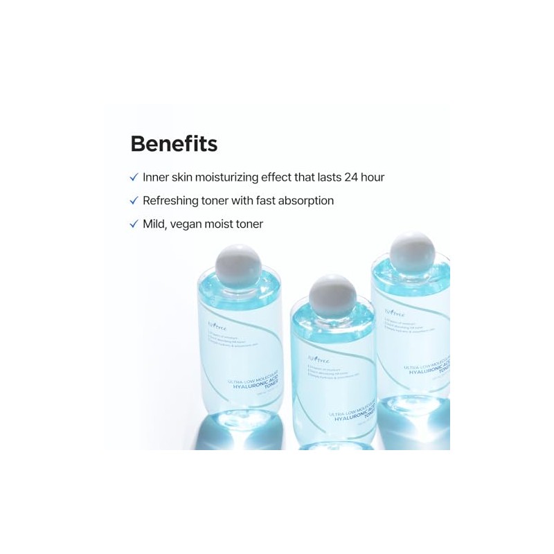 IsNtree - Ultra-Low Molecular Hyaluronic Acid Toner 300ml, 10.14 fl.oz