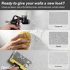 Drywall Texture Spray Gun Kit with Hopper & 3 Nozzles