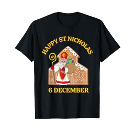Happy St Nicholas 6 December Christmas T-Shirt