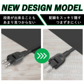 FUMITAKE Extension Cord, Short, 11.8 inches (30 cm), Power Tap, 1 Portable, 1 Portable, PSE Certified, Durable, Reinforced Material, Flame Retardant PVC, For Travel, Office, Swing Plug, Heat