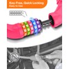 Sportneer High Security Chain Lock - 5-Digit Combination, Anti-Theft for