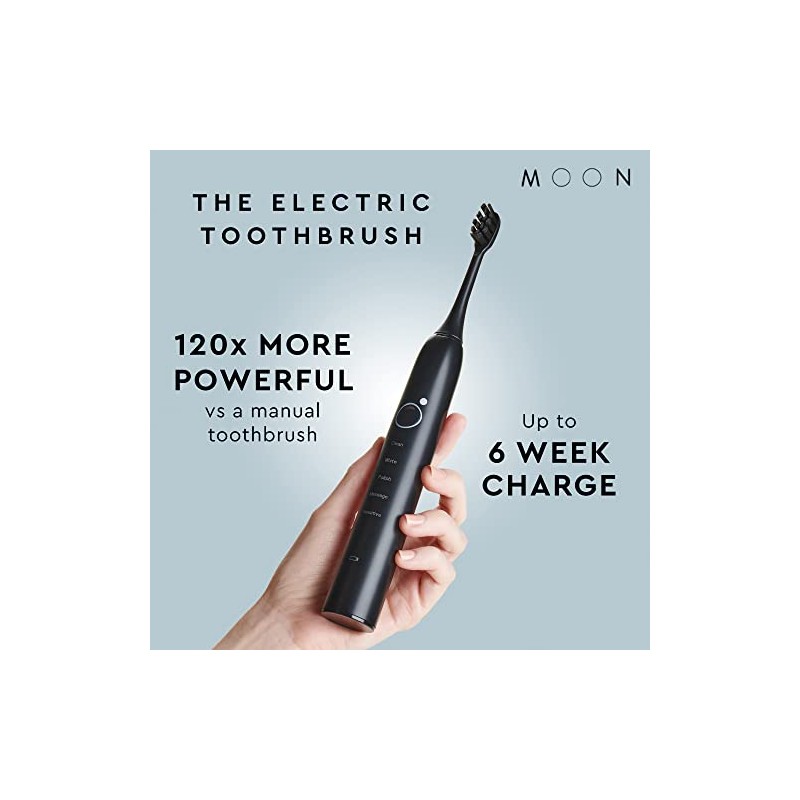 Moon Sonic - cepillo para polvo de dientes eléctrico para
