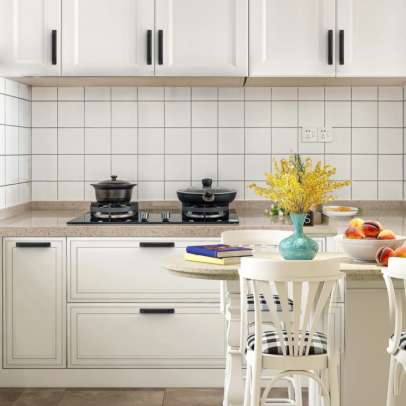 Ravinte Adhesive Cabinet Handles Self Stick Drawer Pulls Stick on