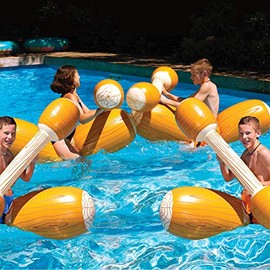 Swimline Log Flume Joust Set Action Inflatable for Swimming Pools (2 Set)