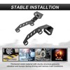 ROMELACK Hood Mount Brackets Ditch Light Pods Bracket Heavy Duty