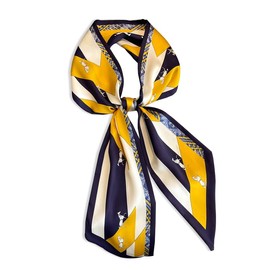 Weximil fashion satin scarf for hair - 59 * 5.9” beach head wraps neck scarves for women - lightweight handbag accessories 034