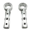 2Pcs Universal 7/8" (22mm) CNC Machined Motorcycle Extension Bar -