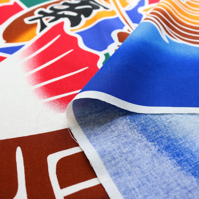 Cosmo Textile AP85801-3 Great Catch Flag Printed Fabric, 36.2 x