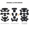Qavctw Airsoft Tactical Helmet Padding Wendy Memory Foam Mats Insert