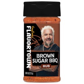 Guy Fieri's Flavortown Brown Sugar BBQ Dry Rub - Grill Seasoning For Chicken, Ribs, Steak, & Pork, Great for Smoking & Grilling Meats, Sweet & Smoky Flavor - 4.5 oz (Pack of 1)